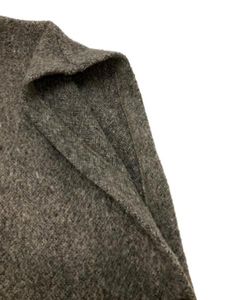 nest Robe（ネストローブ）nest Robe (ネストローブ) ブリティッシュウールフーデッドポンチョコート ブラウン サイズ:FREEの古着・服飾アイテム