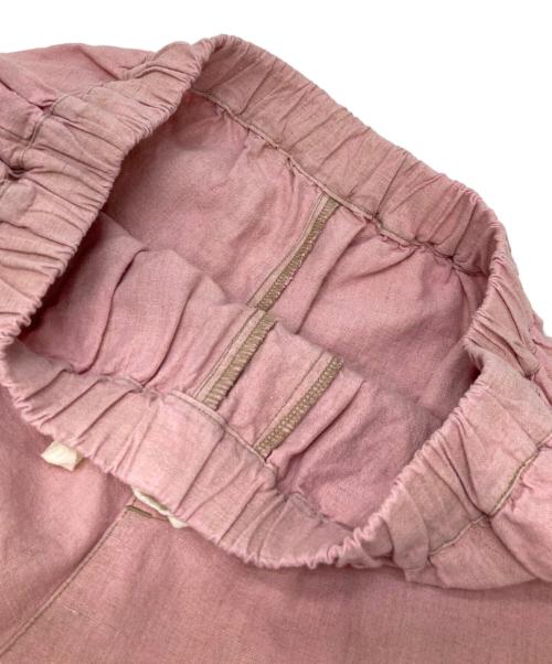 nest Robe（ネストローブ）nest Robe (ネストローブ) ブラックリネンイージーパンツ ピンク サイズ:FREEの古着・服飾アイテム