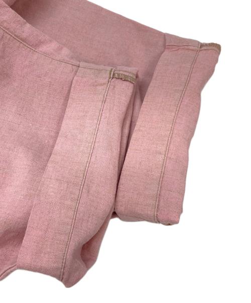 nest Robe（ネストローブ）nest Robe (ネストローブ) ブラックリネンイージーパンツ ピンク サイズ:FREEの古着・服飾アイテム