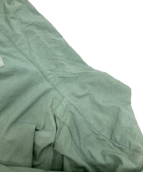 nest Robe（ネストローブ）nest Robe (ネストローブ) コットンラミーオープンカラーカシュクールシャツ グリーン サイズ:FREEの古着・服飾アイテム