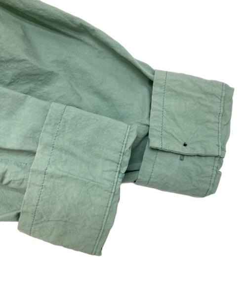 nest Robe（ネストローブ）nest Robe (ネストローブ) コットンラミーオープンカラーカシュクールシャツ グリーン サイズ:FREEの古着・服飾アイテム