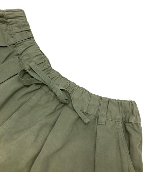 nest Robe（ネストローブ）nest Robe (ネストローブ) コットンリネン石目コクーンカーゴパンツ グリーン サイズ:FREEの古着・服飾アイテム