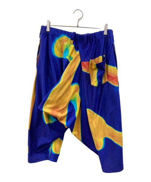 ISSEY MIYAKE MEN（イッセイミヤケメン）ISSEY MIYAKE MEN (イッセイミヤケメン) サーモグラフィ パンツ イエロー×ブルー サイズ:3の古着・服飾アイテム