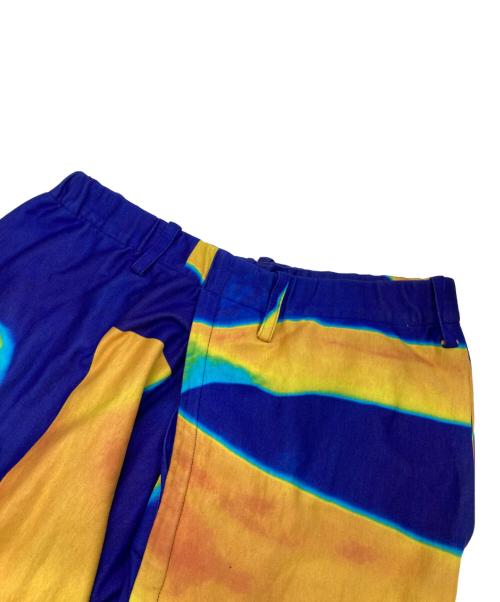 ISSEY MIYAKE MEN（イッセイミヤケメン）ISSEY MIYAKE MEN (イッセイミヤケメン) サーモグラフィ パンツ イエロー×ブルー サイズ:3の古着・服飾アイテム