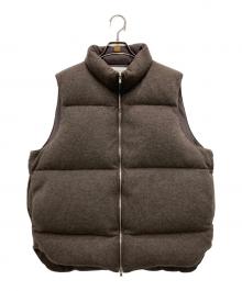 TOMORROW LAND tricot（トゥモローランド トリコ）の古着「カシミヤ ニットダウンベスト」｜ブラウン