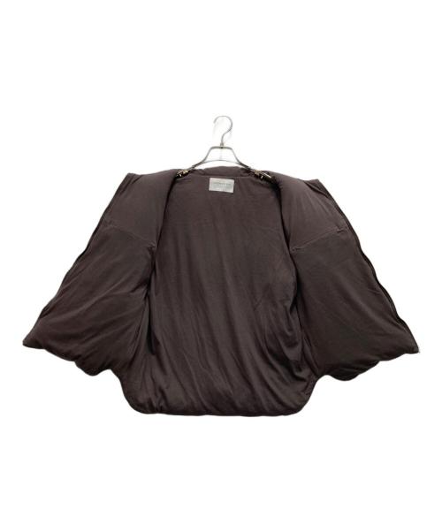 TOMORROW LAND tricot（トゥモローランド トリコ）TOMORROW LAND tricot (トゥモローランド トリコ) カシミヤ ニットダウンベスト ブラウン サイズ:Mの古着・服飾アイテム