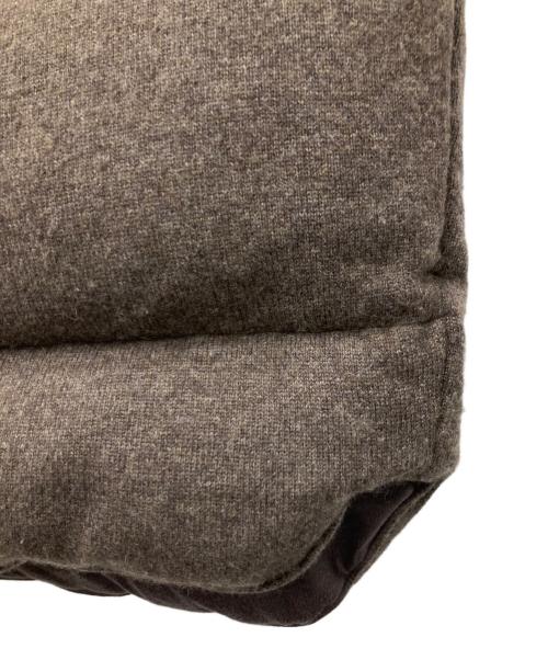 TOMORROW LAND tricot（トゥモローランド トリコ）TOMORROW LAND tricot (トゥモローランド トリコ) カシミヤ ニットダウンベスト ブラウン サイズ:Mの古着・服飾アイテム