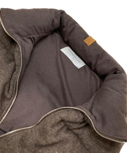 TOMORROW LAND tricot（トゥモローランド トリコ）TOMORROW LAND tricot (トゥモローランド トリコ) カシミヤ ニットダウンベスト ブラウン サイズ:Mの古着・服飾アイテム