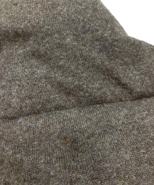 TOMORROW LAND tricot（トゥモローランド トリコ）TOMORROW LAND tricot (トゥモローランド トリコ) カシミヤ ニットダウンベスト ブラウン サイズ:Mの古着・服飾アイテム