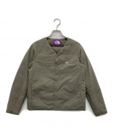 THE NORTHFACE PURPLELABEL（ザ・ノースフェイス パープルレーベル）の古着「ダウンカーディガン」｜カーキ