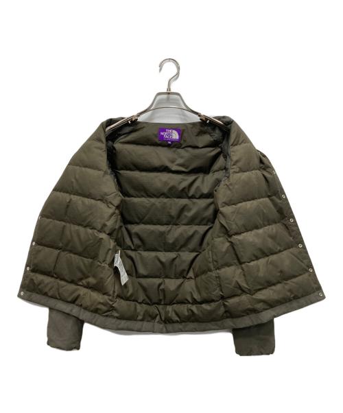 THE NORTHFACE PURPLELABEL（ザ・ノースフェイス パープルレーベル）THE NORTHFACE PURPLELABEL (ザ・ノースフェイス パープルレーベル) ダウンカーディガン カーキ サイズ:WSの古着・服飾アイテム