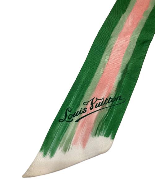 LOUIS VUITTON（ルイ ヴィトン）LOUIS VUITTON (ルイ ヴィトン) ストライプ柄ツィリー グリーンの古着・服飾アイテム