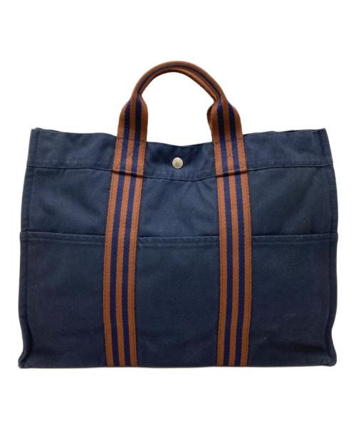 HERMES（エルメス）HERMES (エルメス) フールトゥMM ネイビーの古着・服飾アイテム