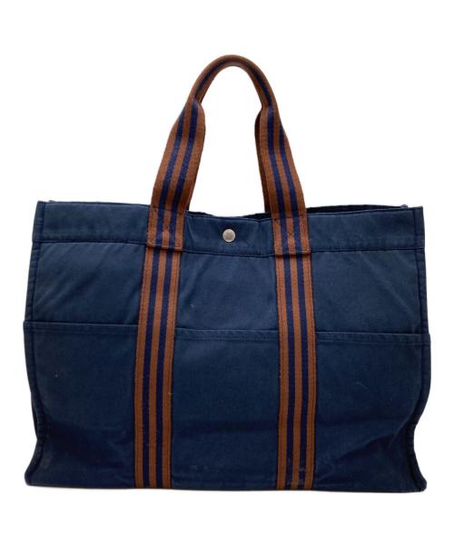 HERMES（エルメス）HERMES (エルメス) フールトゥGM ネイビーの古着・服飾アイテム