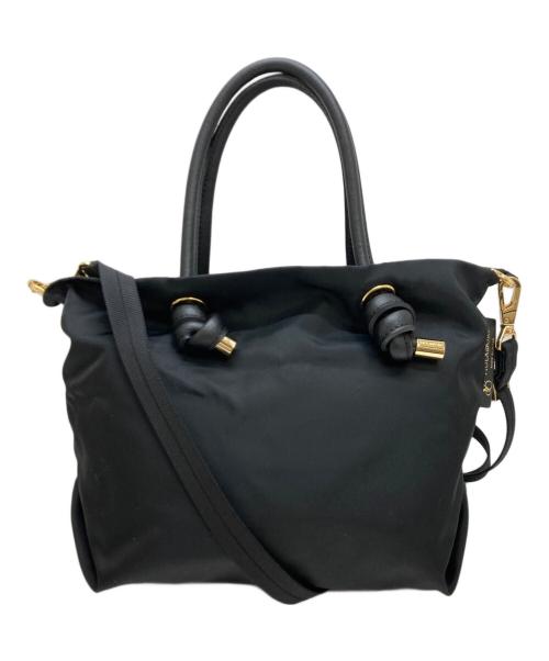 VIOLAd'ORO（ヴィオラドーロ）VIOLAd'ORO (ヴィオラドーロ) 2WAYバッグ ブラックの古着・服飾アイテム