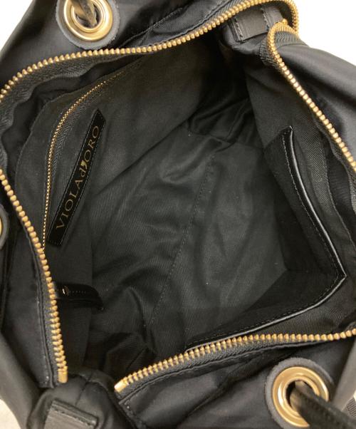 VIOLAd'ORO（ヴィオラドーロ）VIOLAd'ORO (ヴィオラドーロ) 2WAYバッグ ブラックの古着・服飾アイテム