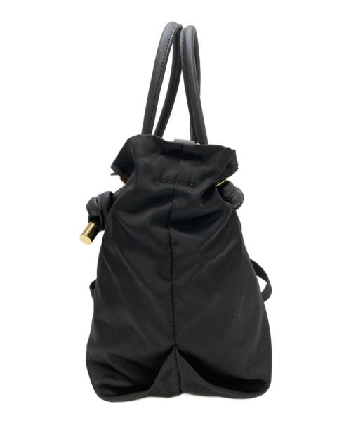 VIOLAd'ORO（ヴィオラドーロ）VIOLAd'ORO (ヴィオラドーロ) 2WAYバッグ ブラックの古着・服飾アイテム