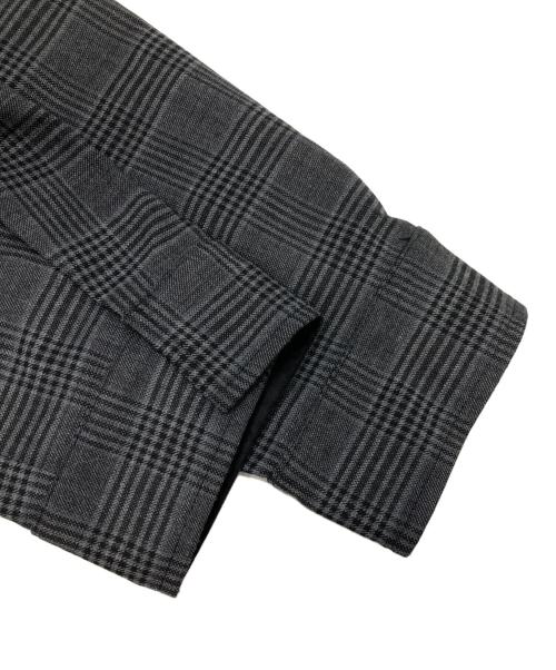 DIESEL（ディーゼル）DIESEL (ディーゼル) チェッククロップドジャケット ブラック サイズ:42の古着・服飾アイテム