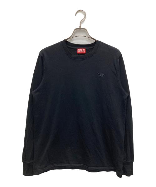 DIESEL（ディーゼル）DIESEL (ディーゼル) ロングスリーブTシャツ ブラック サイズ:Sの古着・服飾アイテム