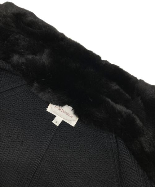J&M DAVIDSON（ジェイ＆エム デヴィッドソン）J&M DAVIDSON (ジェイ＆エム デヴィッドソン) ラビットファーウールコート ブラック サイズ:Sの古着・服飾アイテム