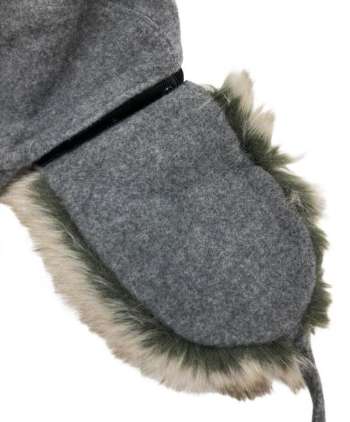 Y's（ワイズ）Y's (ワイズ) フライトキャップ グレーの古着・服飾アイテム