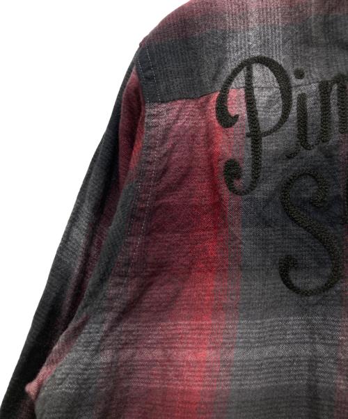 WACKO MARIA（ワコマリア）WACKO MARIA (ワコマリア) オンブレチェックシャツ レッド サイズ:Mの古着・服飾アイテム