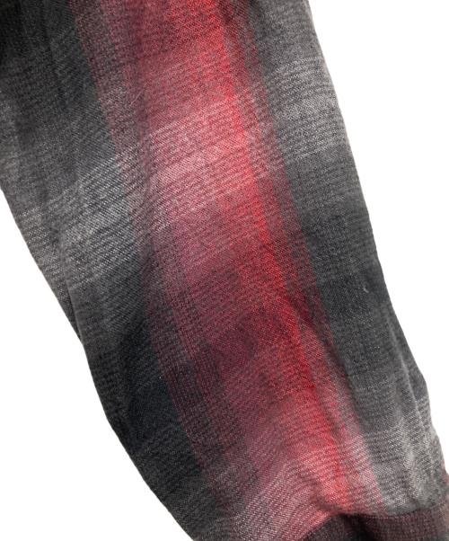 WACKO MARIA（ワコマリア）WACKO MARIA (ワコマリア) オンブレチェックシャツ レッド サイズ:Mの古着・服飾アイテム