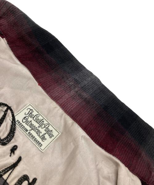 WACKO MARIA（ワコマリア）WACKO MARIA (ワコマリア) オンブレチェックシャツ レッド サイズ:Mの古着・服飾アイテム