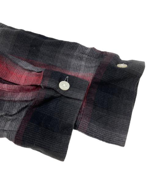 WACKO MARIA（ワコマリア）WACKO MARIA (ワコマリア) オンブレチェックシャツ レッド サイズ:Mの古着・服飾アイテム