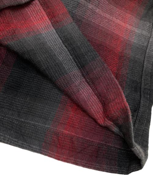 WACKO MARIA（ワコマリア）WACKO MARIA (ワコマリア) オンブレチェックシャツ レッド サイズ:Mの古着・服飾アイテム