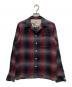 WACKO MARIA（ワコマリア）の古着「オンブレチェックシャツ」｜レッド