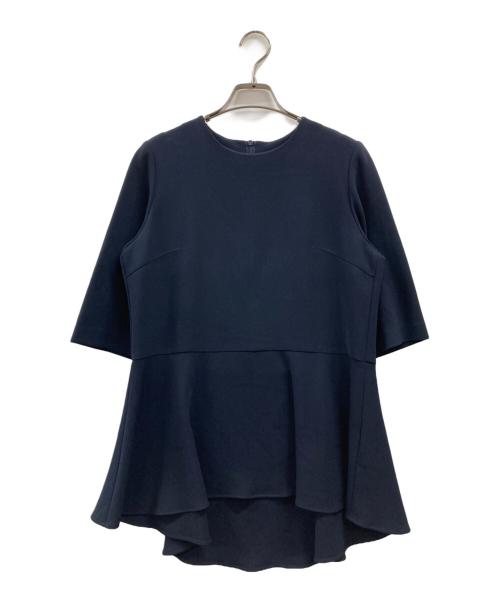 SOEJU（ソージュ）SOEJU (ソージュ) ペプラムチュニックブラウス ネイビー サイズ:Mの古着・服飾アイテム