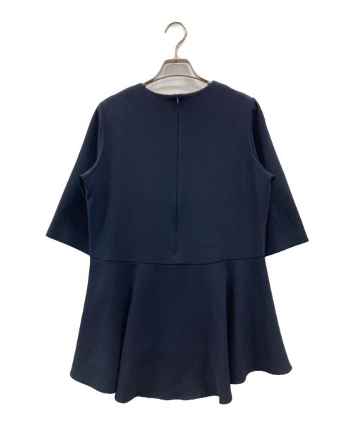SOEJU（ソージュ）SOEJU (ソージュ) ペプラムチュニックブラウス ネイビー サイズ:Mの古着・服飾アイテム