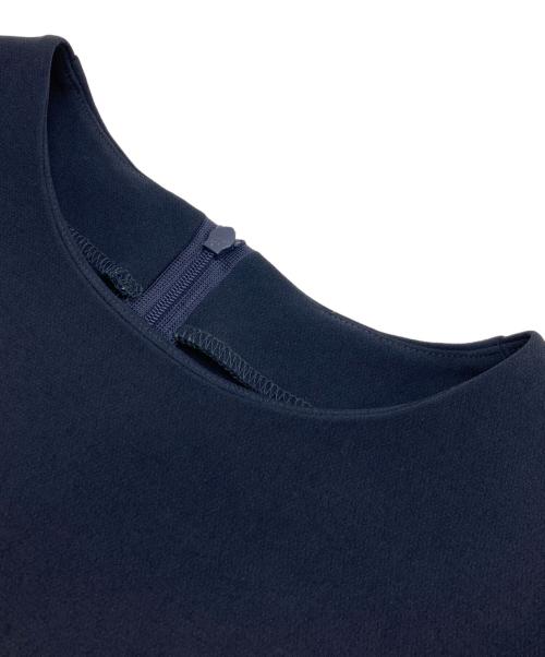 SOEJU（ソージュ）SOEJU (ソージュ) ペプラムチュニックブラウス ネイビー サイズ:Mの古着・服飾アイテム
