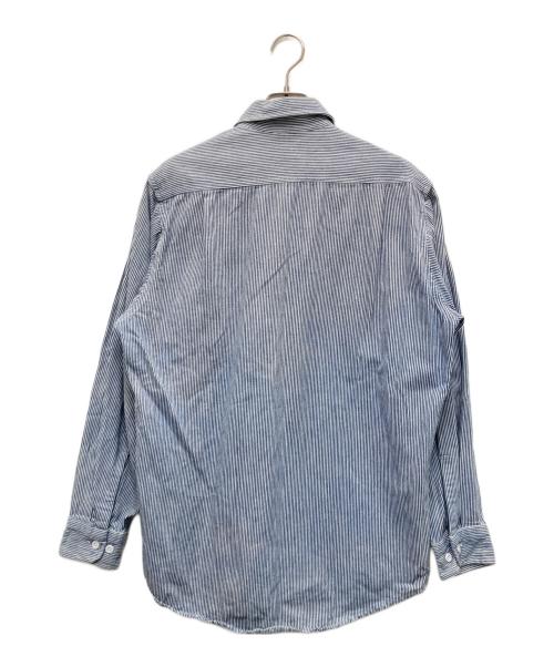 big mac（ビッグマック）big mac (ビッグマック) ヒッコリーワークシャツプルオーバー グレー サイズ:Mの古着・服飾アイテム