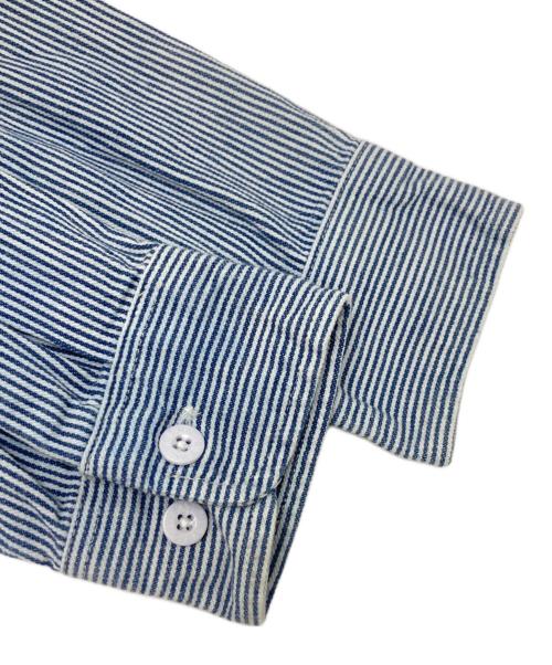 big mac（ビッグマック）big mac (ビッグマック) ヒッコリーワークシャツプルオーバー グレー サイズ:Mの古着・服飾アイテム