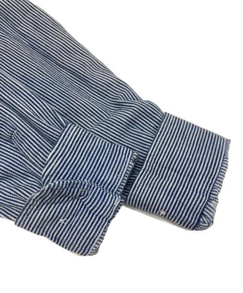 big mac（ビッグマック）big mac (ビッグマック) ヒッコリーワークシャツプルオーバー グレー サイズ:Mの古着・服飾アイテム