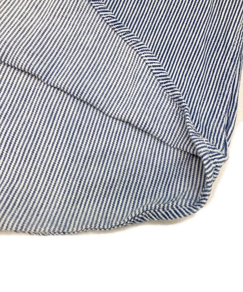 big mac（ビッグマック）big mac (ビッグマック) ヒッコリーワークシャツプルオーバー グレー サイズ:Mの古着・服飾アイテム