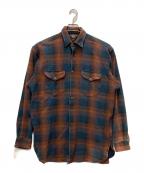 RRLダブルアールエル）の古着「オンブレチェックシャツ」｜オレンジ×ブルー