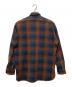 RRL (ダブルアールエル) オンブレチェックシャツ オレンジ×ブルー サイズ:M：30000円