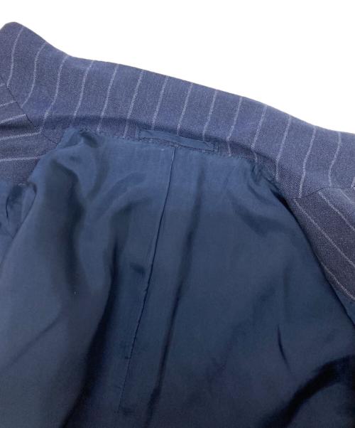 RING JACKET（リングジャケット）RING JACKET (リングジャケット) ウールストライプセットアップスーツ ネイビー サイズ:42の古着・服飾アイテム