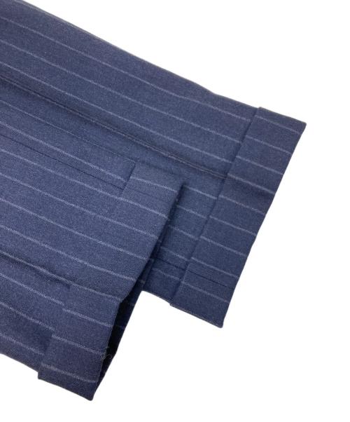 RING JACKET（リングジャケット）RING JACKET (リングジャケット) ウールストライプセットアップスーツ ネイビー サイズ:42の古着・服飾アイテム