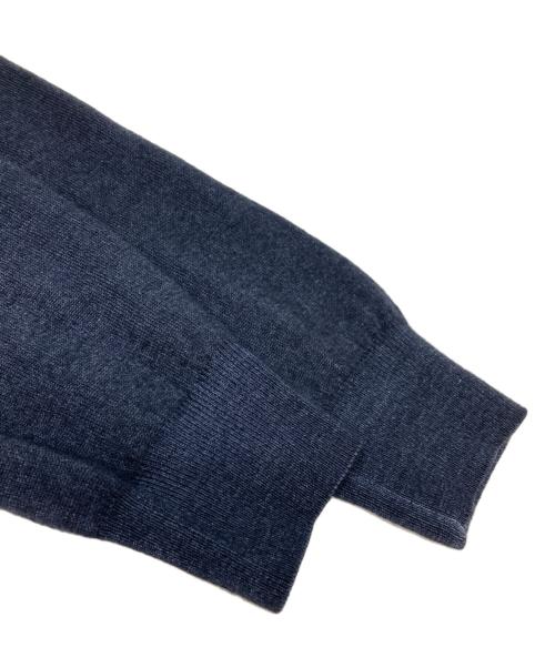 Cruciani（クルチアーニ）Cruciani (クルチアーニ) 27ゲージ×9ゲージウールソリッドタートルネックニット ネイビー サイズ:44の古着・服飾アイテム