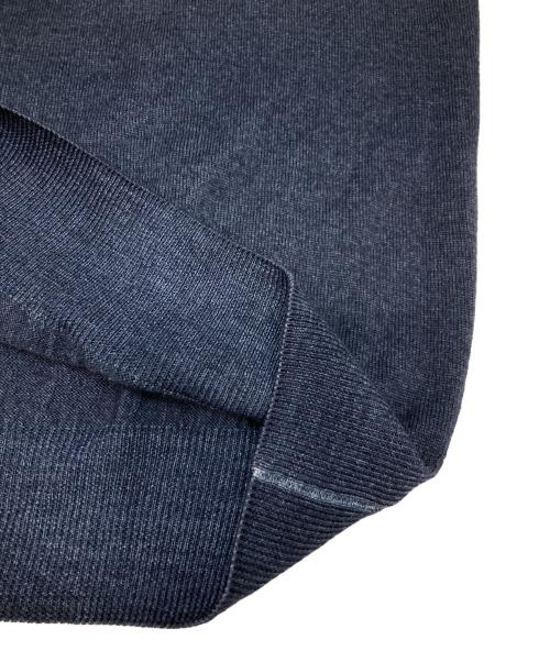 Cruciani（クルチアーニ）Cruciani (クルチアーニ) 27ゲージ×9ゲージウールソリッドタートルネックニット ネイビー サイズ:44の古着・服飾アイテム