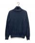 Cruciani (クルチアーニ) 27ゲージ×9ゲージウールソリッドタートルネックニット ネイビー サイズ:44：10000円