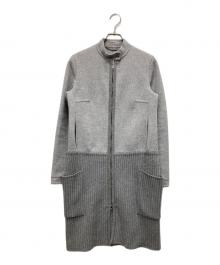 MaxMara（マックスマーラ）の古着「クチートアマーノ  ロング丈 ニット切替」｜グレー