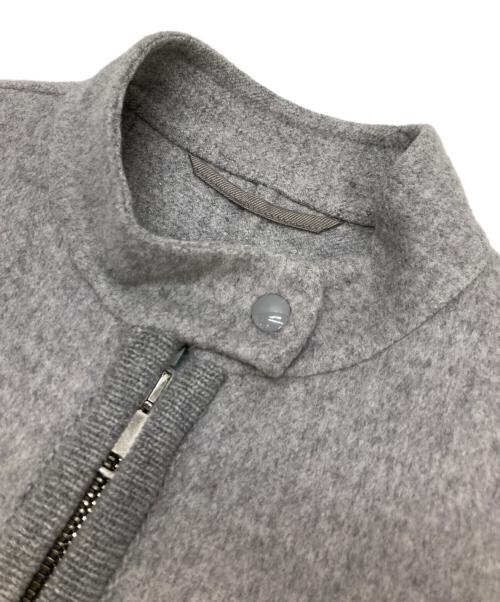 MaxMara（マックスマーラ）MaxMara (マックスマーラ) クチートアマーノ  ロング丈 ニット切替 グレー サイズ:38の古着・服飾アイテム