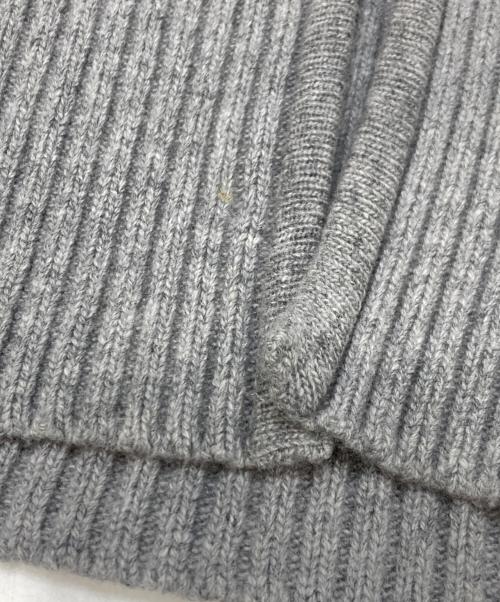 MaxMara（マックスマーラ）MaxMara (マックスマーラ) クチートアマーノ  ロング丈 ニット切替 グレー サイズ:38の古着・服飾アイテム