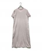 AURALEEオーラリー）の古着「ORGANIC COTTON COMPACT JERSEY ONE-PIECE」｜ピンク