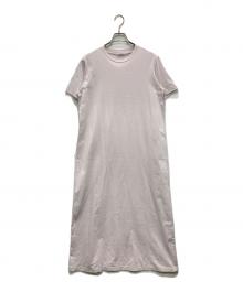 AURALEE（オーラリー）の古着「ORGANIC COTTON COMPACT JERSEY ONE-PIECE」｜ピンク